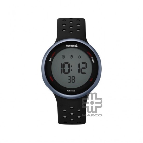 REEBOK RD ELE G9 PSIB WR BLACK SILICON STRAP MEN WATCH